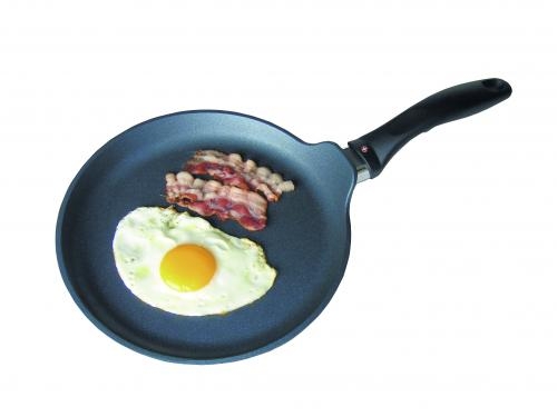 Cr&ecirc;pi&egrave;re 24 cm Swiss Diamond. Tous feux y compris l'induction.