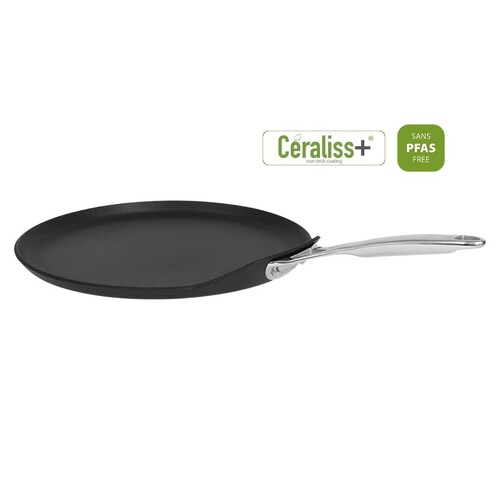 Crêpière 28 cm Castelpro fixe induction. revêtue ceraliss