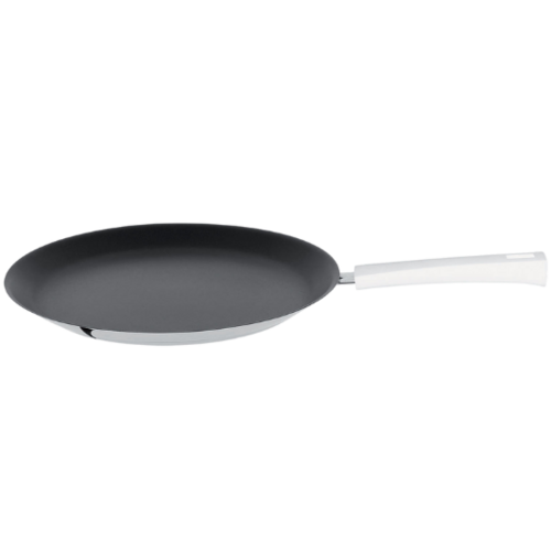 Crepiere 30 Cm Mutine Fixe Exceliss - Poignee Bakelite Blanche