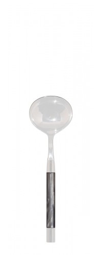 Cuillère à sauce Conty nacré gris clair