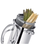 Cuit asperges en inox K&uuml;chenprofi &oslash; 16cm avec panier d'&eacute;gouttage et couvercle en