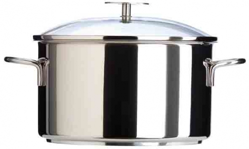 Demi-traiteur 28  cm Mercure induction + couvercle verre