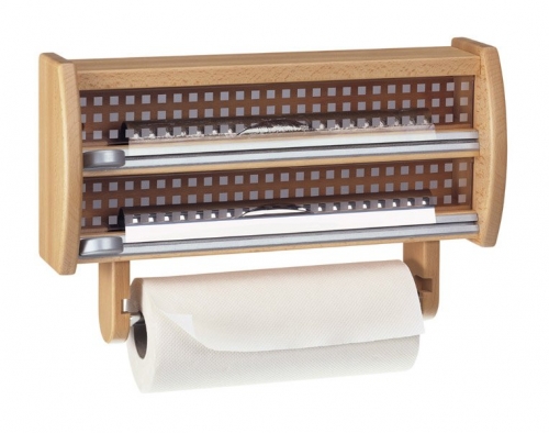 Derouleur 3 rouleaux bois clair