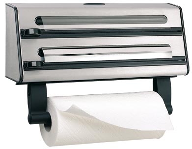 Dérouleur 3 rouleaux Emsa inox 40 x 23 x 11cm