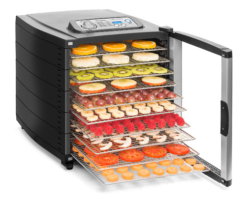 Deshydrateur avec minuterie & 10 plateaux inox