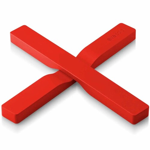 Dessous de plat magn&eacute;tique trivet rouge
