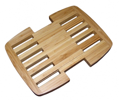 Dessous de table r&eacute;tractable bambou 23 X 23 cm Totally Bamboo
