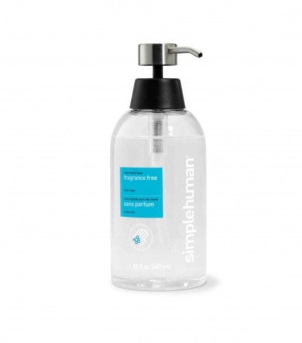 Distributeur à pompe de savon liquide pour les mains - sans parfum  443 ml (savo