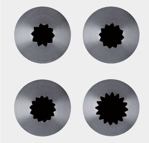 Douille a petit fours inox &oslash; 10 14 dents