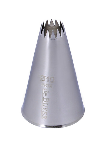 Douille a petit fours inox ø 8  12 dents