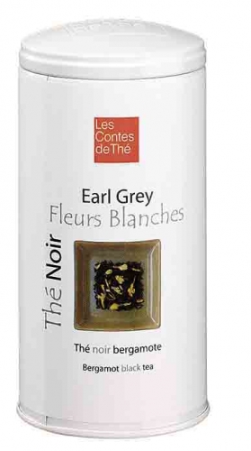 Earl Grey fleurs blanches 100g (th&eacute; noir aromatis&eacute;)