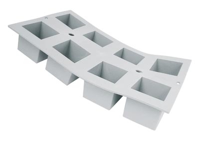 Elastomoule 8 grands cubes 30 x 17,6 cm (cube 50 mm - 11.5 cl)