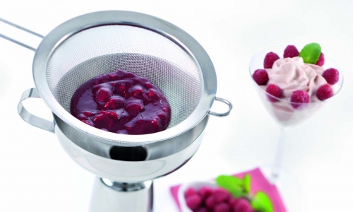 Entonnoir & tamis inox amovible pour siphons