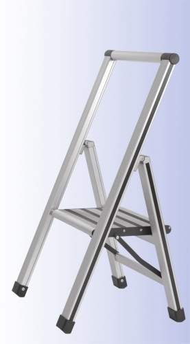 Escabeau pliable en aluminium 1 marche