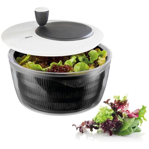 Essoreuse &agrave; Salade &agrave; Manivelle avec &eacute;gouttoir int&eacute;gr&eacute; 25 cm ROTARE