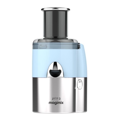 Extracteur de jus Juice Expert 3 chrom&eacute; mat & Classic Blue
