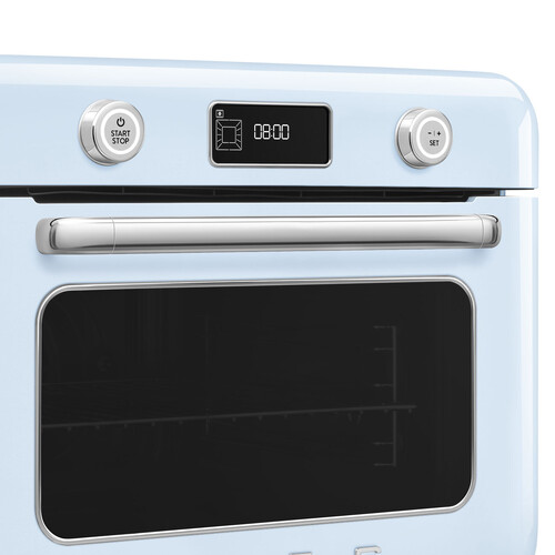 Four combiné cuisson traditionnelle & cuisson vapeur Bleu Azur ...