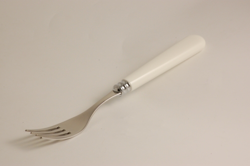 Fourchette à dessert Newbridge blanc écume