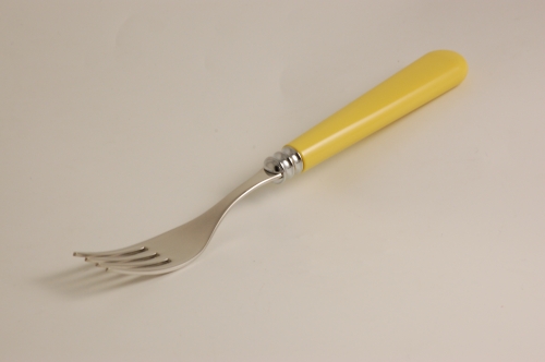 Fourchette à dessert Newbridge jaune