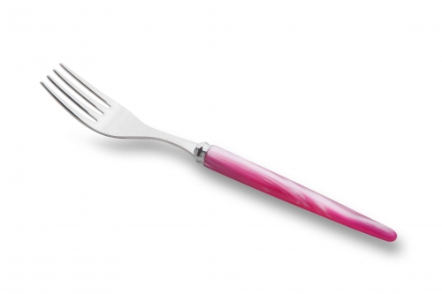 Fourchette à dessert Tang fuchsia