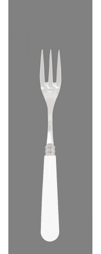 Fourchette de service Newbridge blanc écume