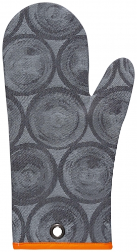 Gant &agrave; four la cave zinc 100% coton 70x50 cm