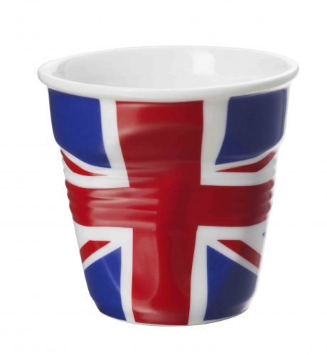 Gobelet froissé Espresso 8 cl drapeau Grande-Bretagne