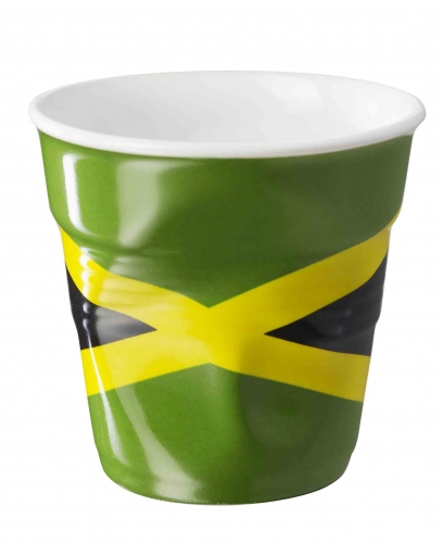 Gobelet froissé Espresso 8 cl drapeau Jamaïque
