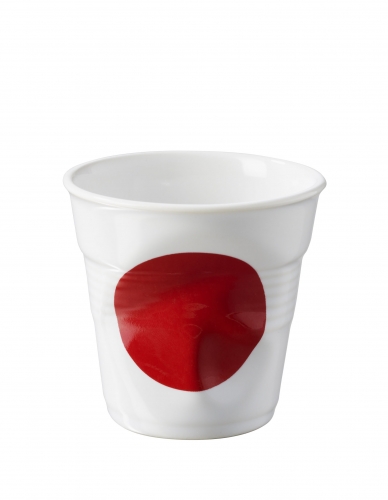 Gobelet froissé Espresso 8 cl drapeau Japon