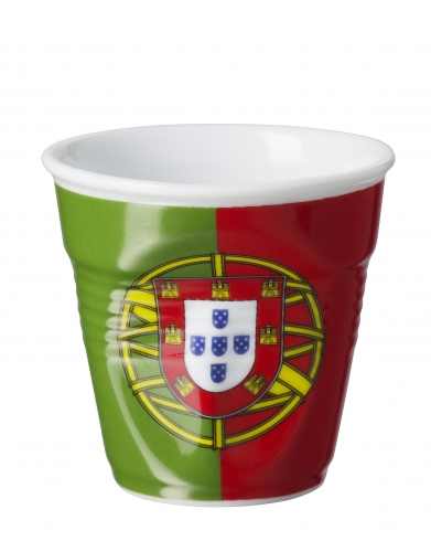 Gobelet froissé Espresso 8 cl drapeau Portugal