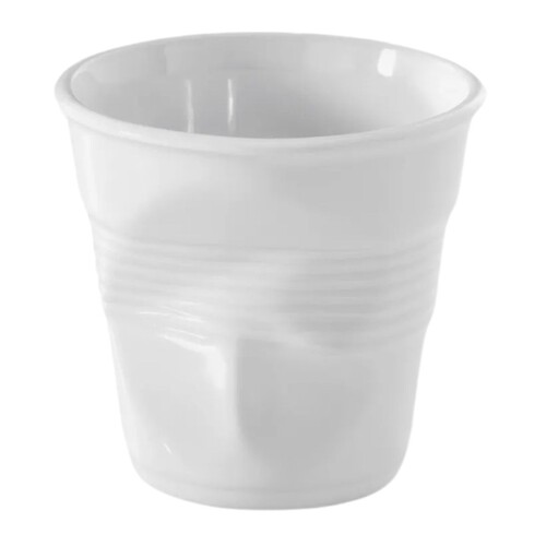 Gobelet froissé espresso 8cl Blanc