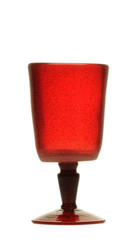 Gobelet sur pied ø 8 cm H.16 cm Red