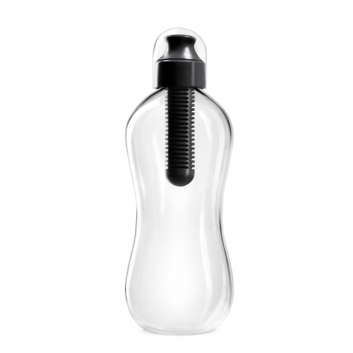 Gourde filtrante Bobble 0,55 L Noir avec capsule transparente