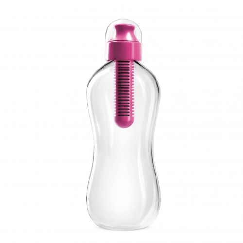 Gourde filtrante Bobble 0,55 L Rose avec capsule transparente