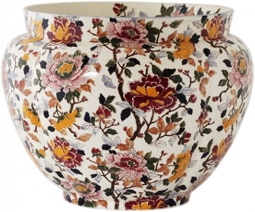 Grand Cache Pot Fontainebleau Pivoines