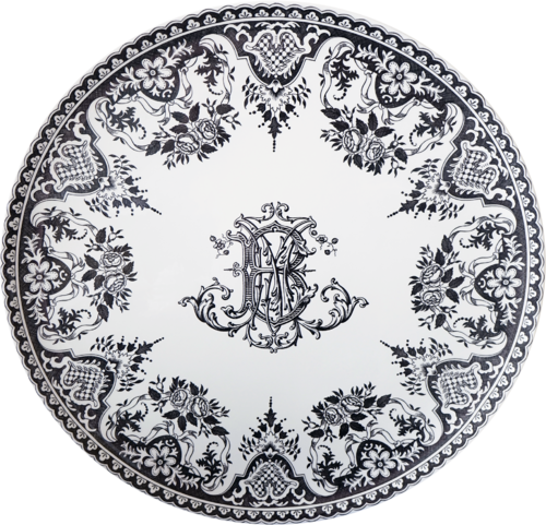 Grand Plat Monogrammé Dépareillées