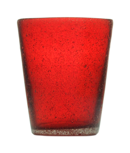 Grand Verre à eau en plastique 300 ml Rouge