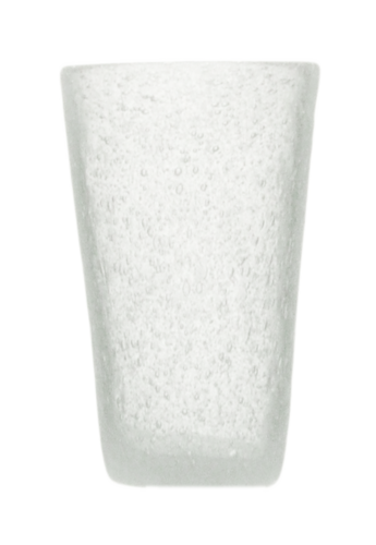 Grand Verre à eau en plastique 300 ml White