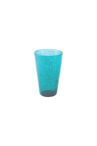 Grand verre ø 8,5 cm H.14,5 cm Turquoise