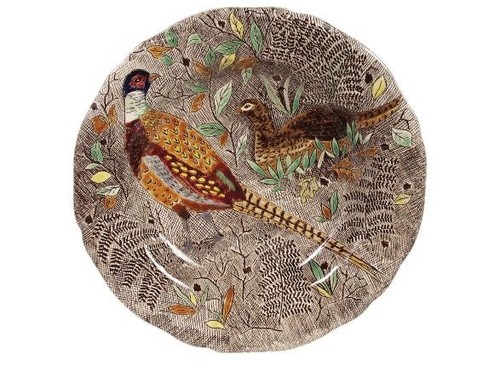 Grande Assiette Creuse Faisan Rambouillet