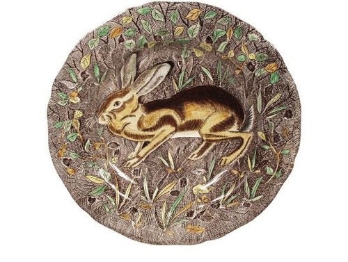 Grande Assiette Creuse Lièvre Rambouillet