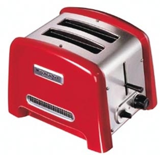 Grille pain KitchenAid Artisan 2 tranches rouge