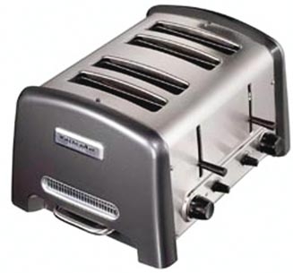 Grille pain KitchenAid Artisan 4 tranches chrome gris