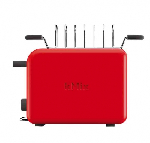 Grille-pain kMix 2 fent.-2 tranch. Rouge vermillon