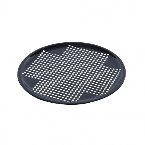 Grille ronde  perform&eacute;e &eacute;maill&eacute;e( 33cm)