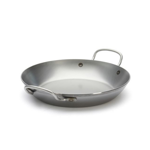 Lèche-frites rond 2 anses en acier carbone plus ø 24 cm