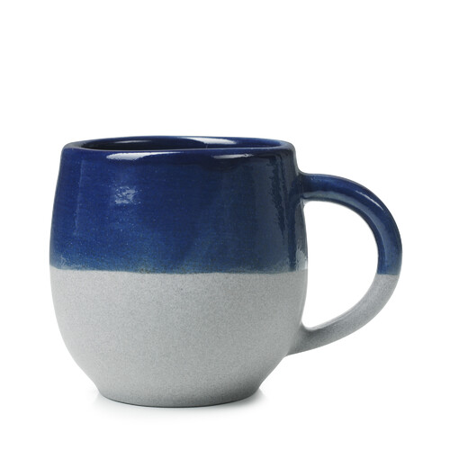 Lot de 4 mugs petit-déjeuner 33 cl bleu indigo No.W