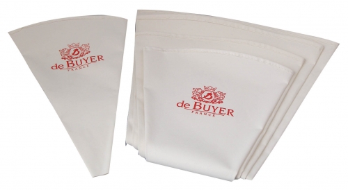 Lot de 5 poches pâtissières coton revêtu (30,35,40,45 & 50 cm) 4347.05