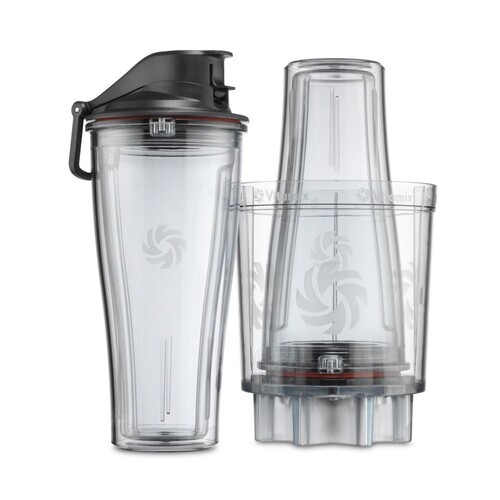 Lot de deux cups 600 ml avec adaptateur pour Blenders Explorian