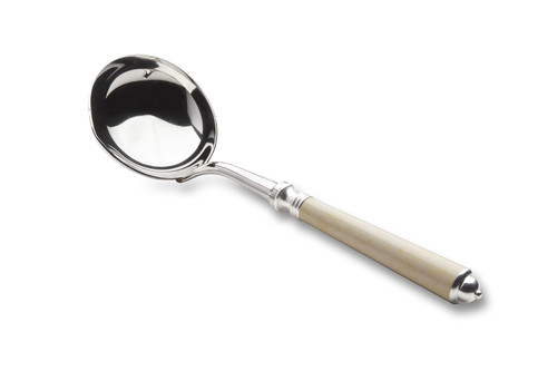 Louche à crème Séville ivoire haut forgé inox